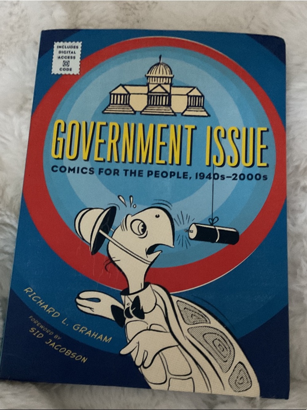 Government Issue Blue Coffee Table Book by Richard L. Graham